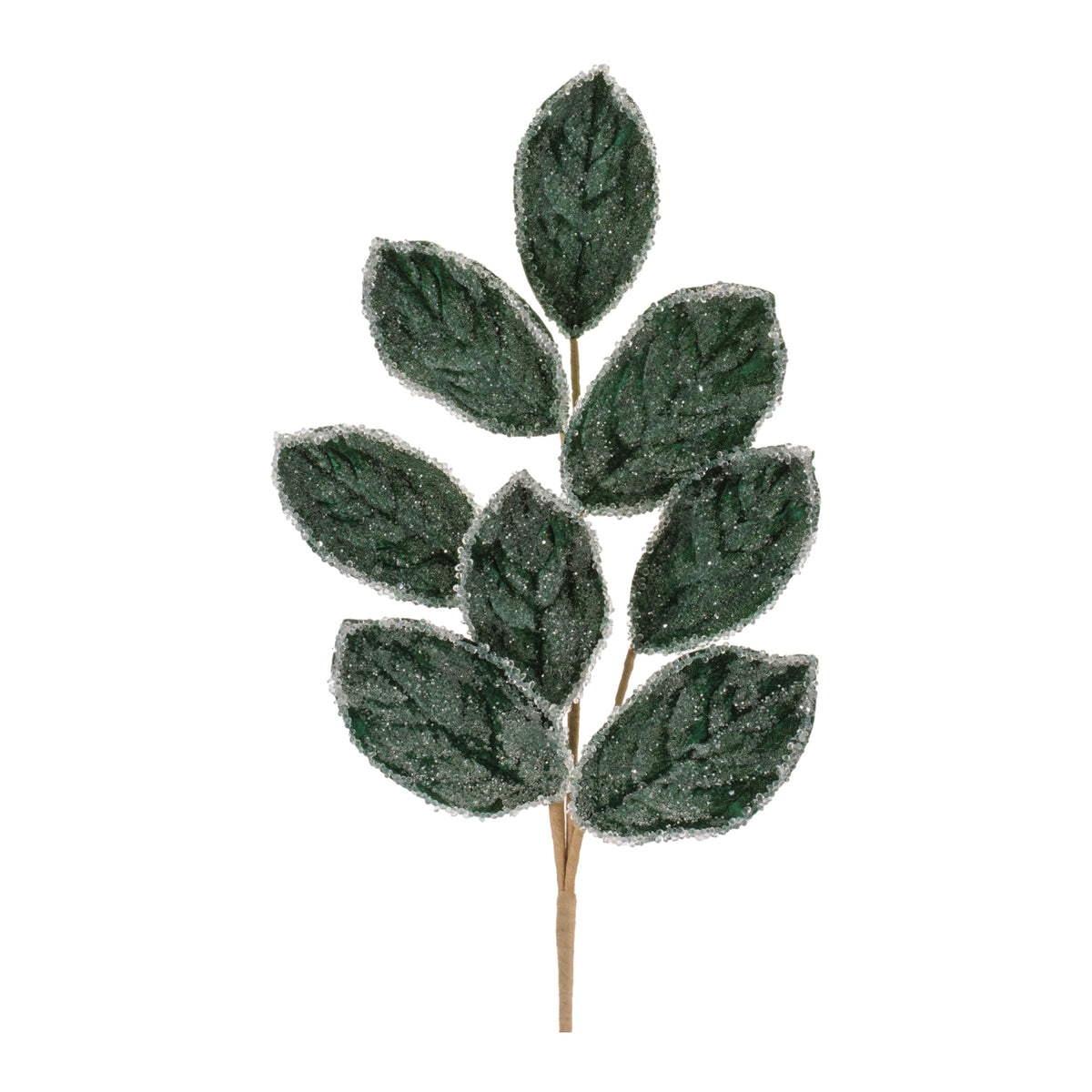 Frosted Magnolia Leaf Spray – Set of 4 - view 1