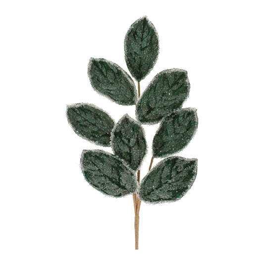 Frosted Magnolia Leaf Spray – Set of 4 - view 1