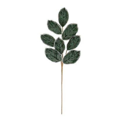 Frosted Magnolia Leaf Spray – Set of 4 - view 3