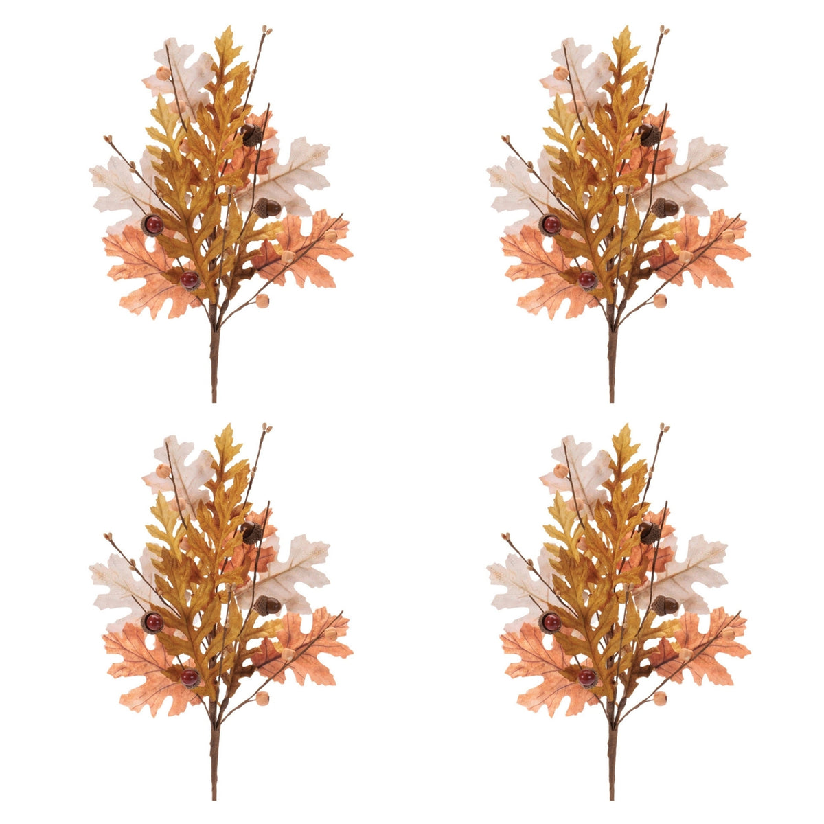 Harvest Oak Leaf Spray – Set of 4 - view 3