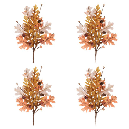 Harvest Oak Leaf Spray – Set of 4 - view 3