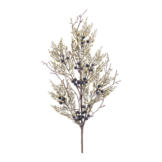 Snow-Frosted Juniper Spray – Set of 2 - view 1