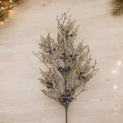 Snow-Frosted Juniper Spray – Set of 2 - view 2
