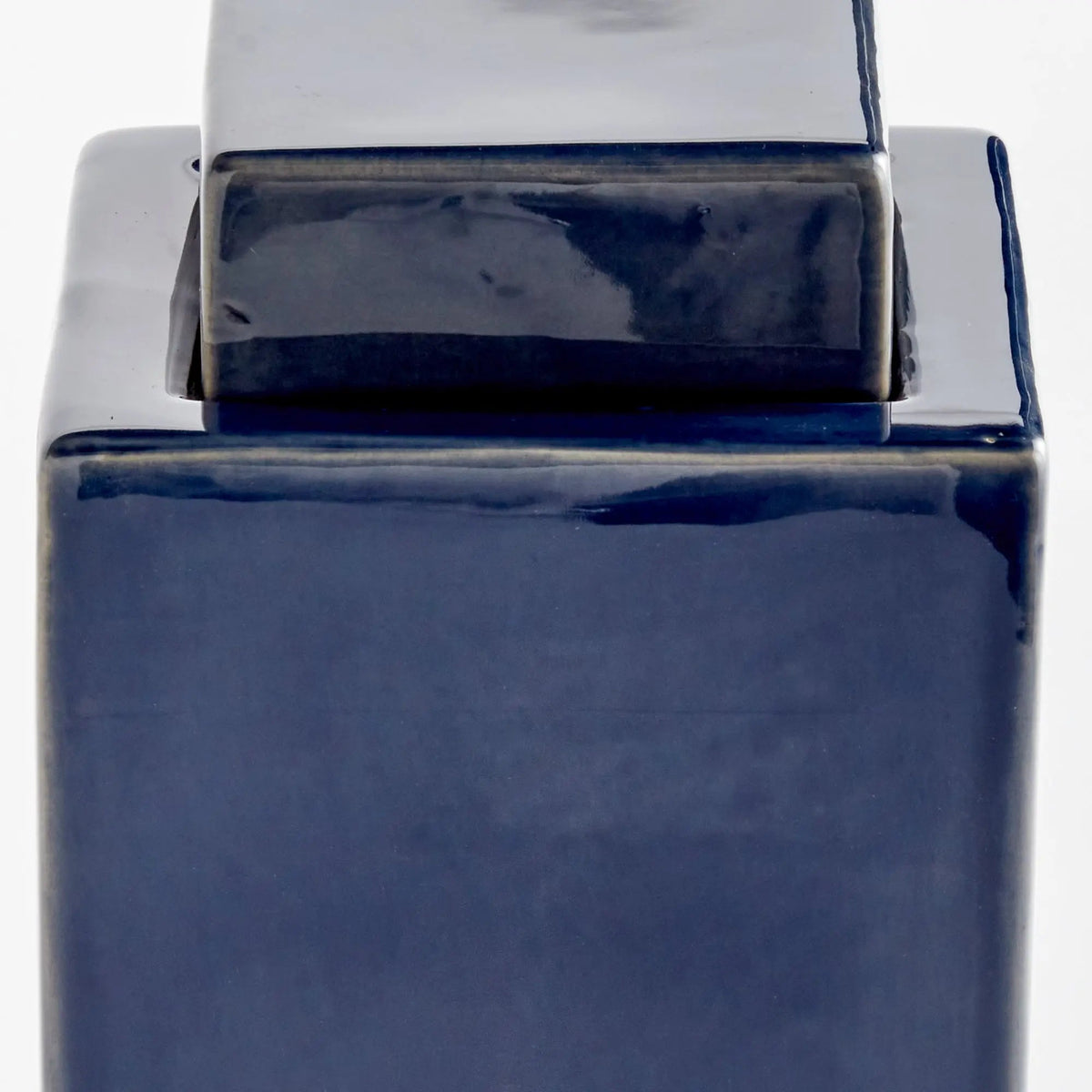 Reactive Glaze Ceramic Lidded Jar - view 24