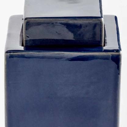 Reactive Glaze Ceramic Lidded Jar - view 24