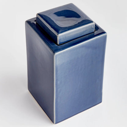 Reactive Glaze Ceramic Lidded Jar - view 11
