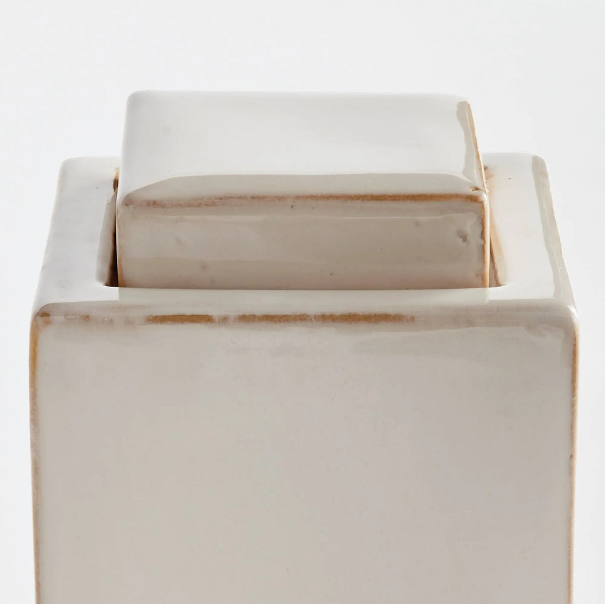 Reactive Glaze Ceramic Lidded Jar - view 23