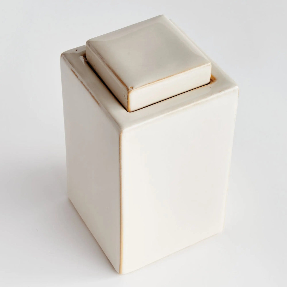 Reactive Glaze Ceramic Lidded Jar - view 22
