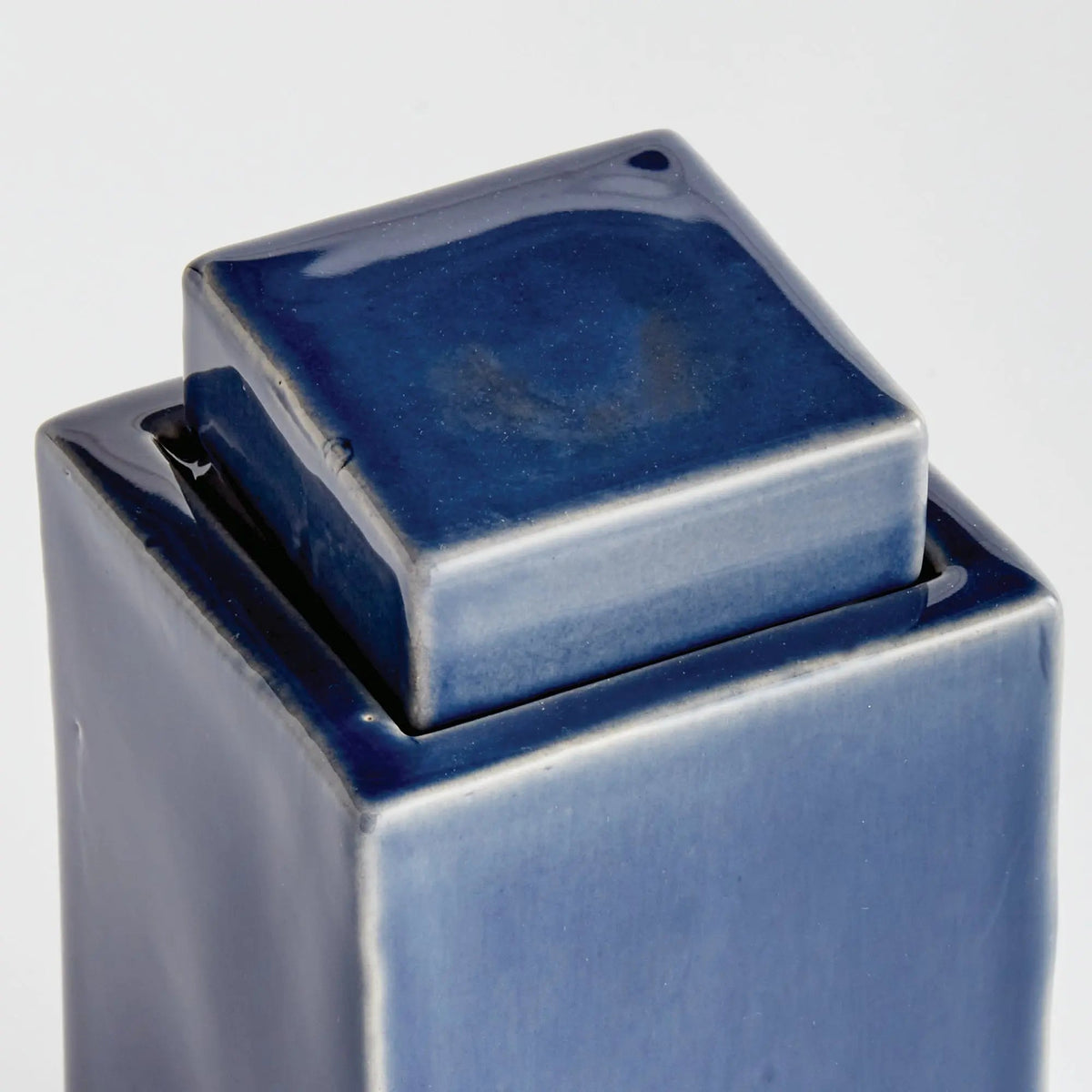 Reactive Glaze Ceramic Lidded Jar - view 40