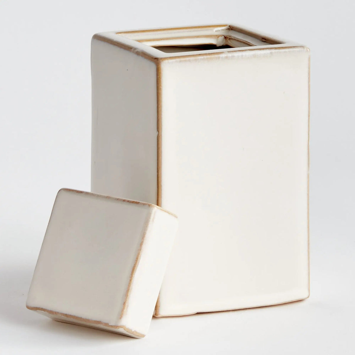 Reactive Glaze Ceramic Lidded Jar - view 33