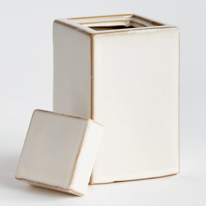 Reactive Glaze Ceramic Lidded Jar - view 33