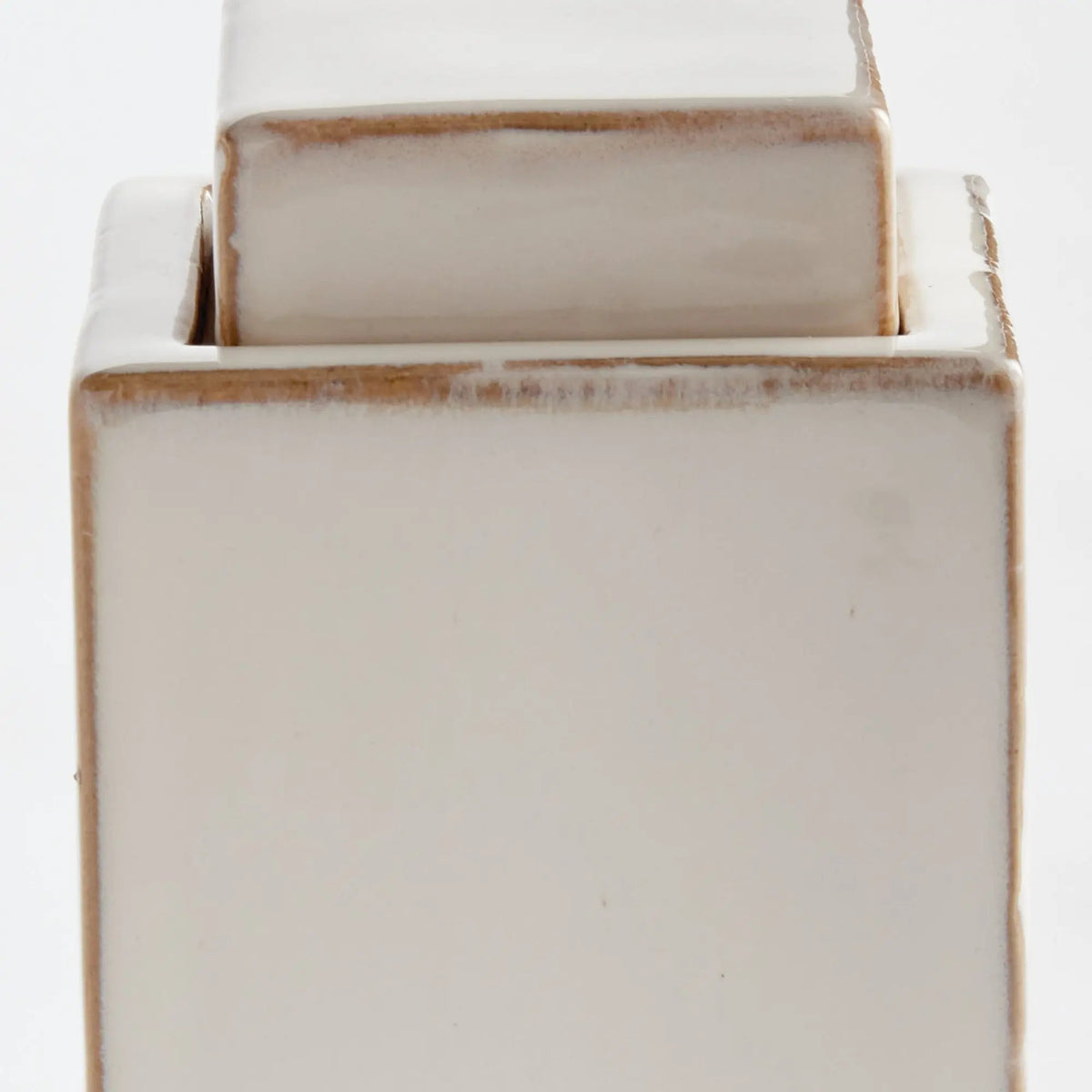 Reactive Glaze Ceramic Lidded Jar - view 36