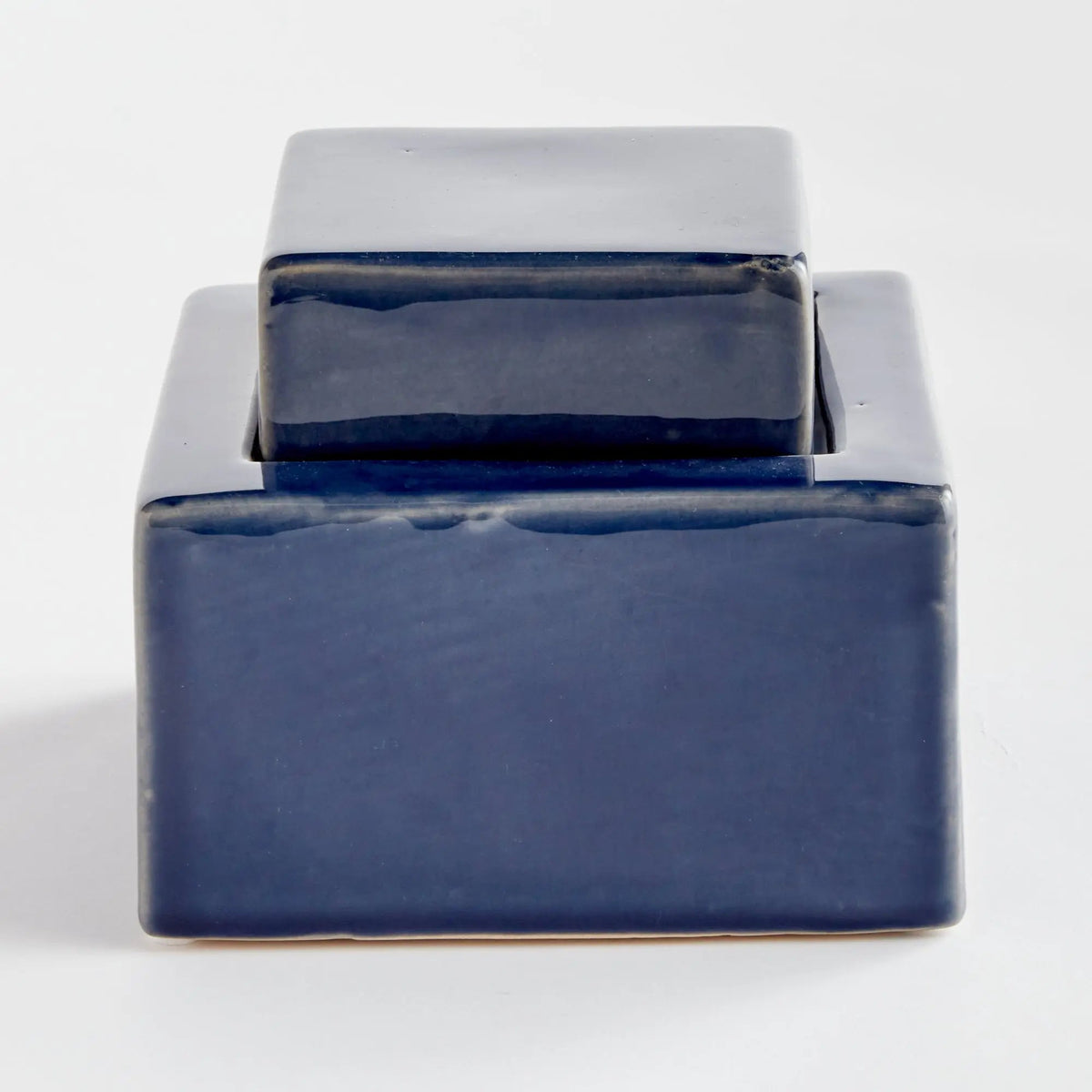 Reactive Glaze Ceramic Lidded Jar - view 12