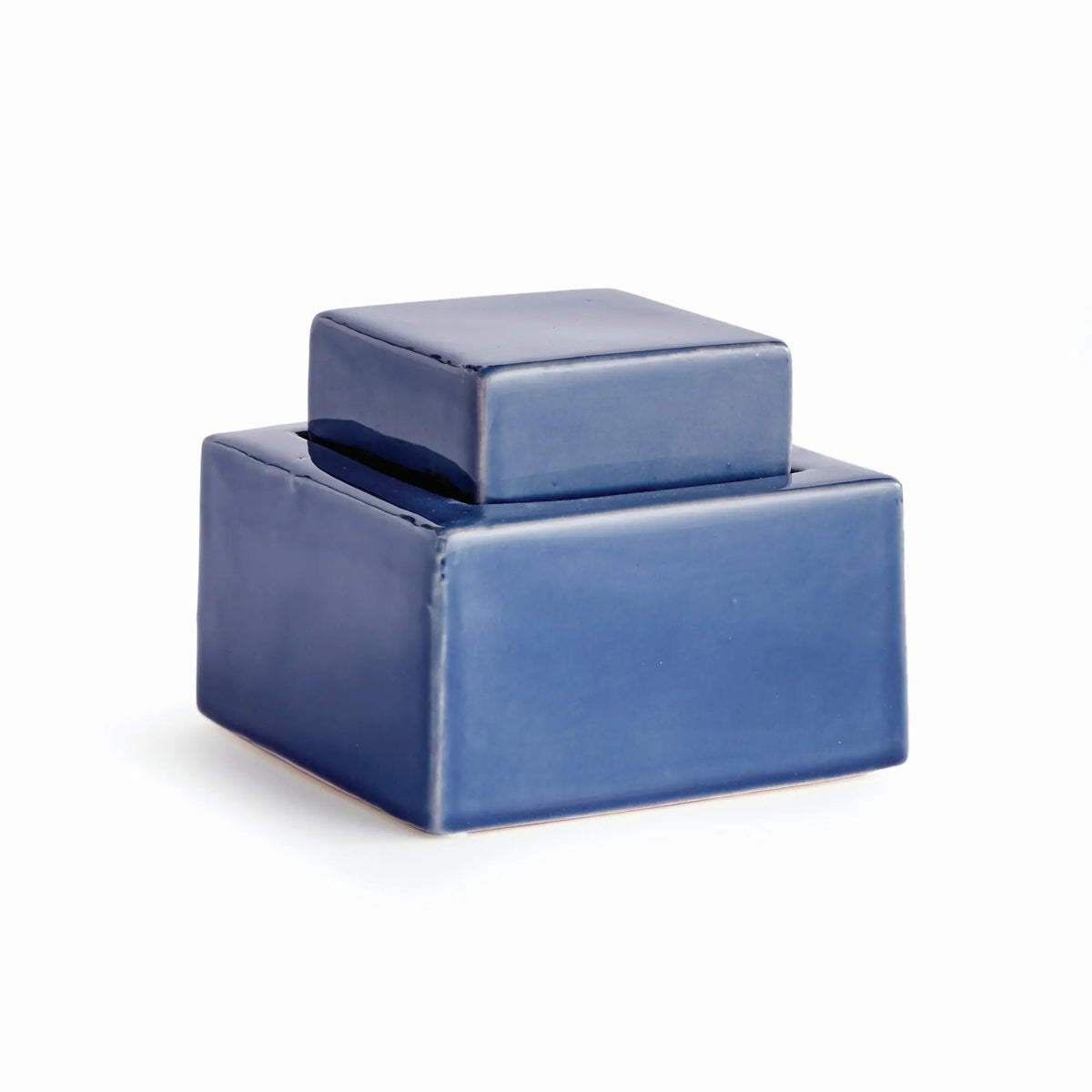 Reactive Glaze Ceramic Lidded Jar
