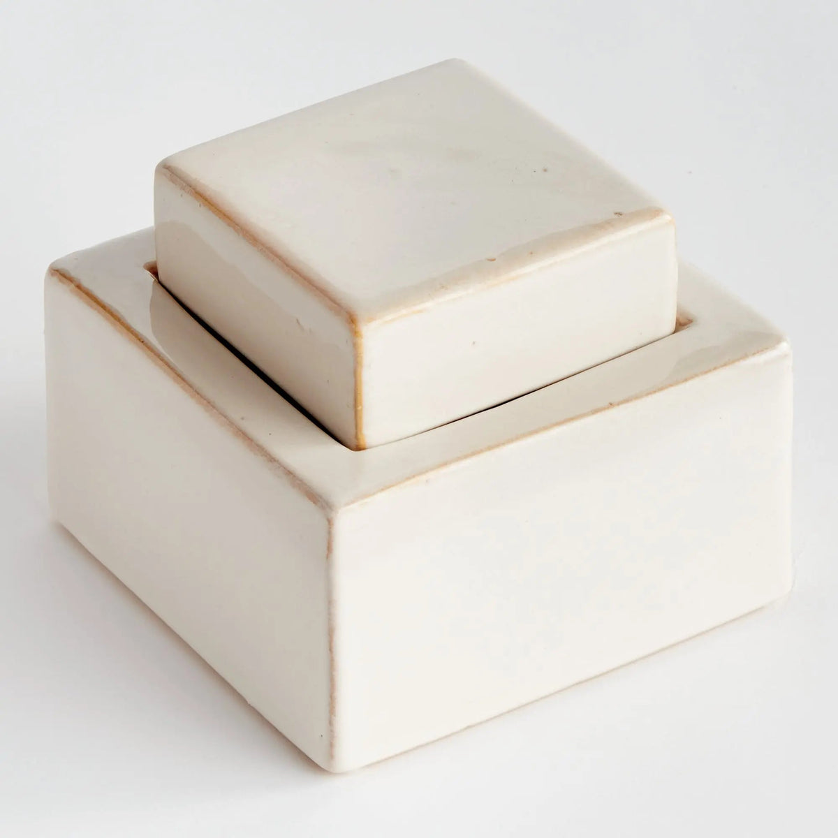 Reactive Glaze Ceramic Lidded Jar - view 17