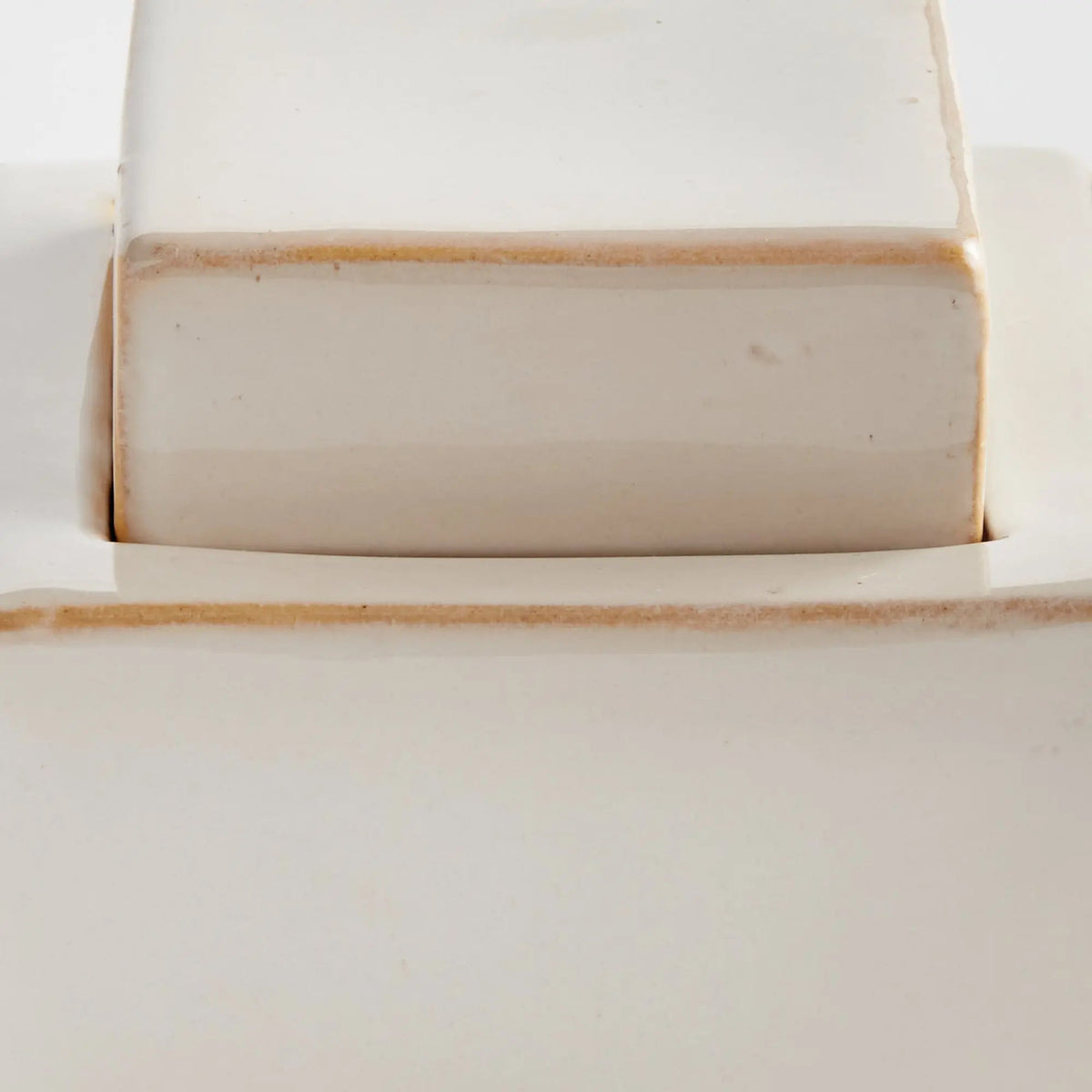 Reactive Glaze Ceramic Lidded Jar - view 9