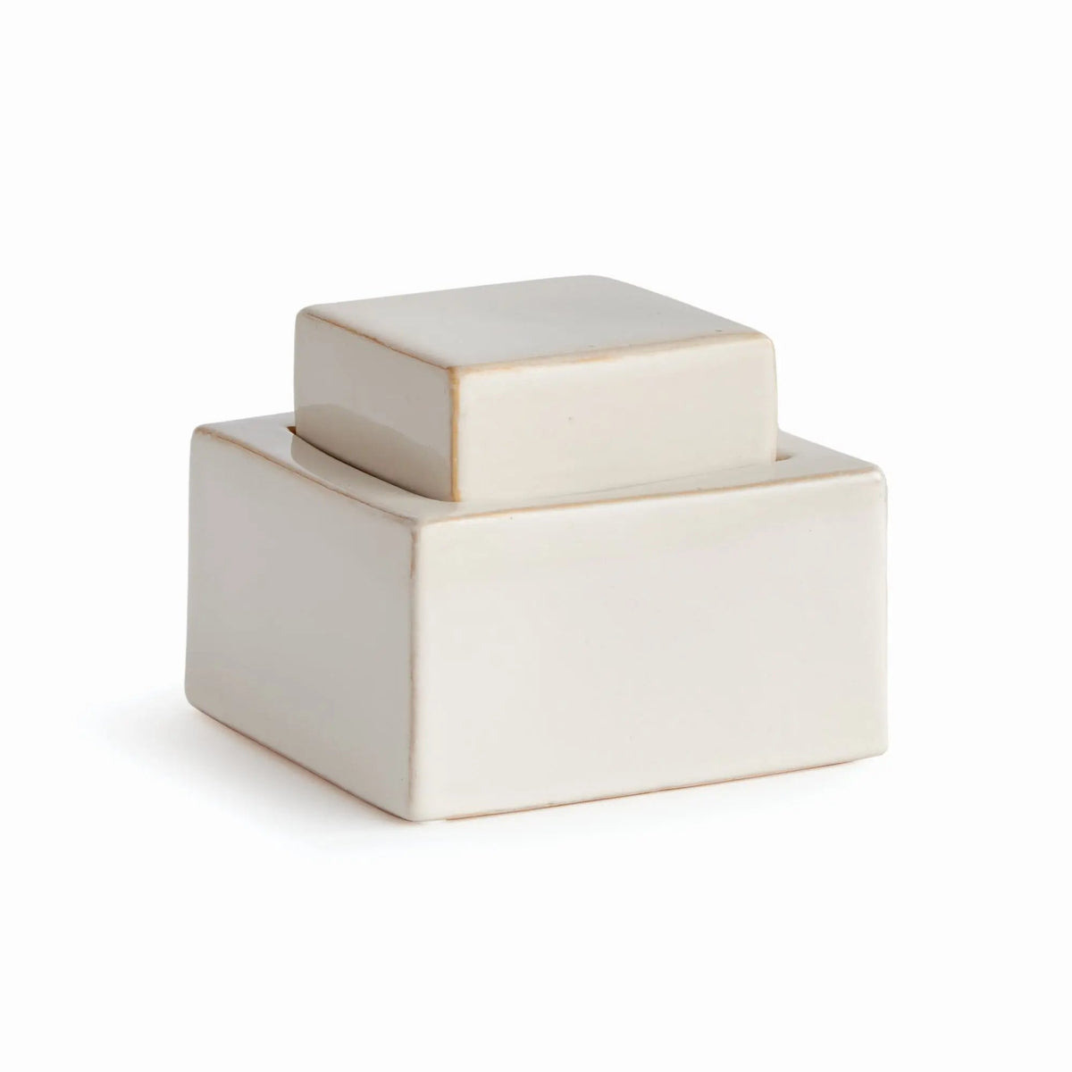 Reactive Glaze Ceramic Lidded Jar