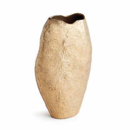 Sand-Cast Aluminum Sculptural Vase - view 6