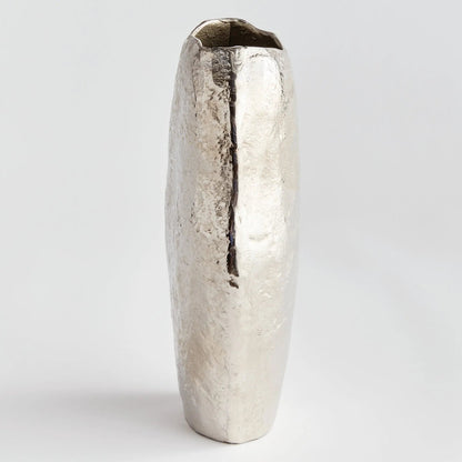 Sand-Cast Aluminum Sculptural Vase - view 4