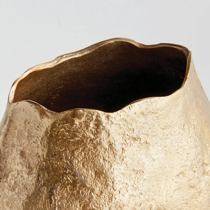 Sand-Cast Aluminum Sculptural Vase - view 17
