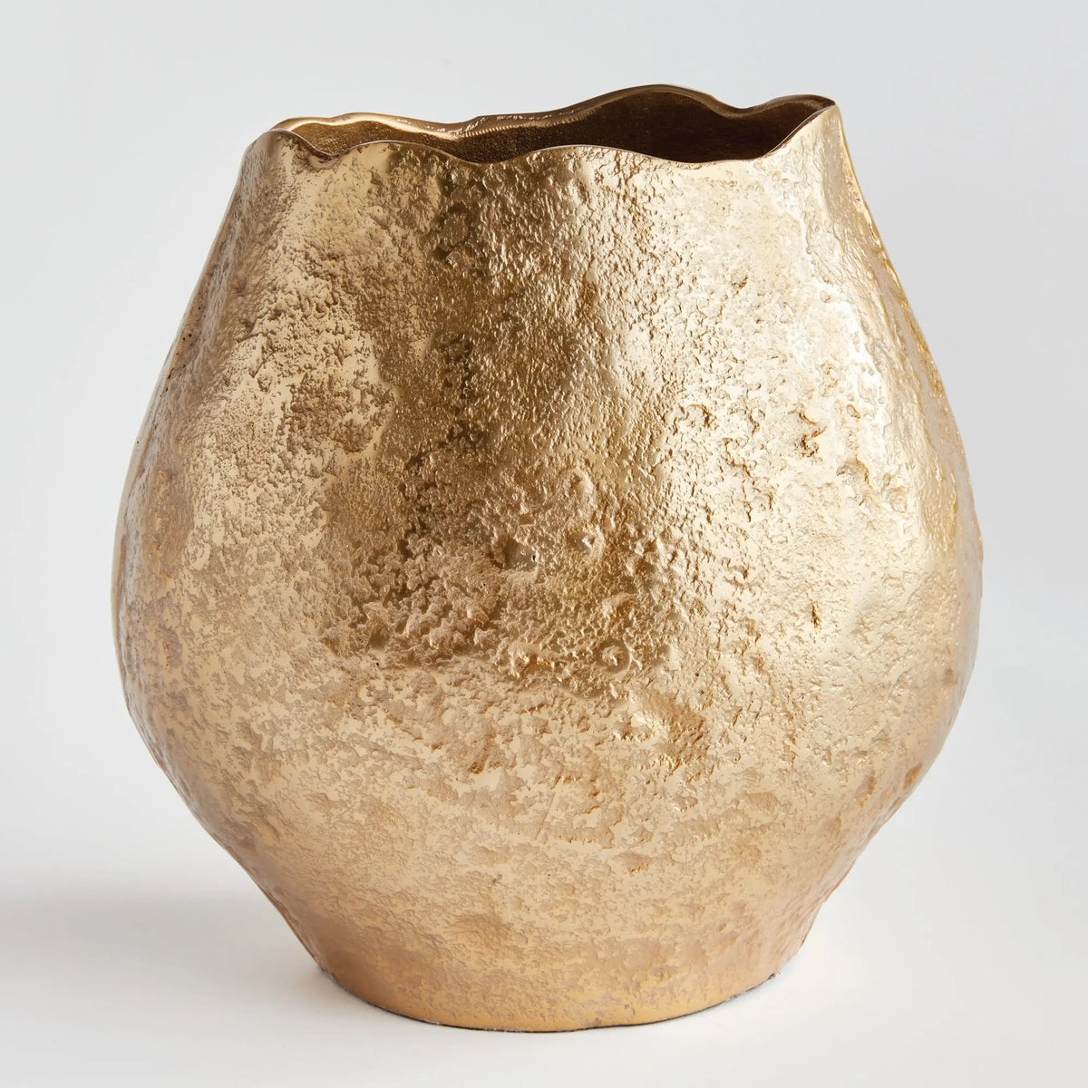 Sand-Cast Aluminum Sculptural Vase - view 18