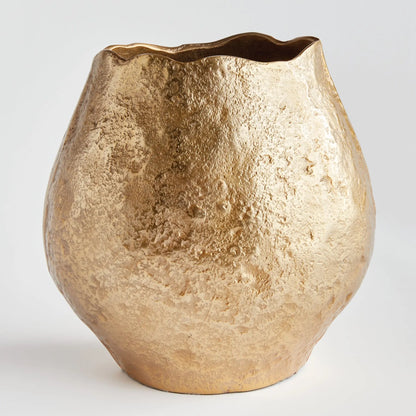 Sand-Cast Aluminum Sculptural Vase - view 18