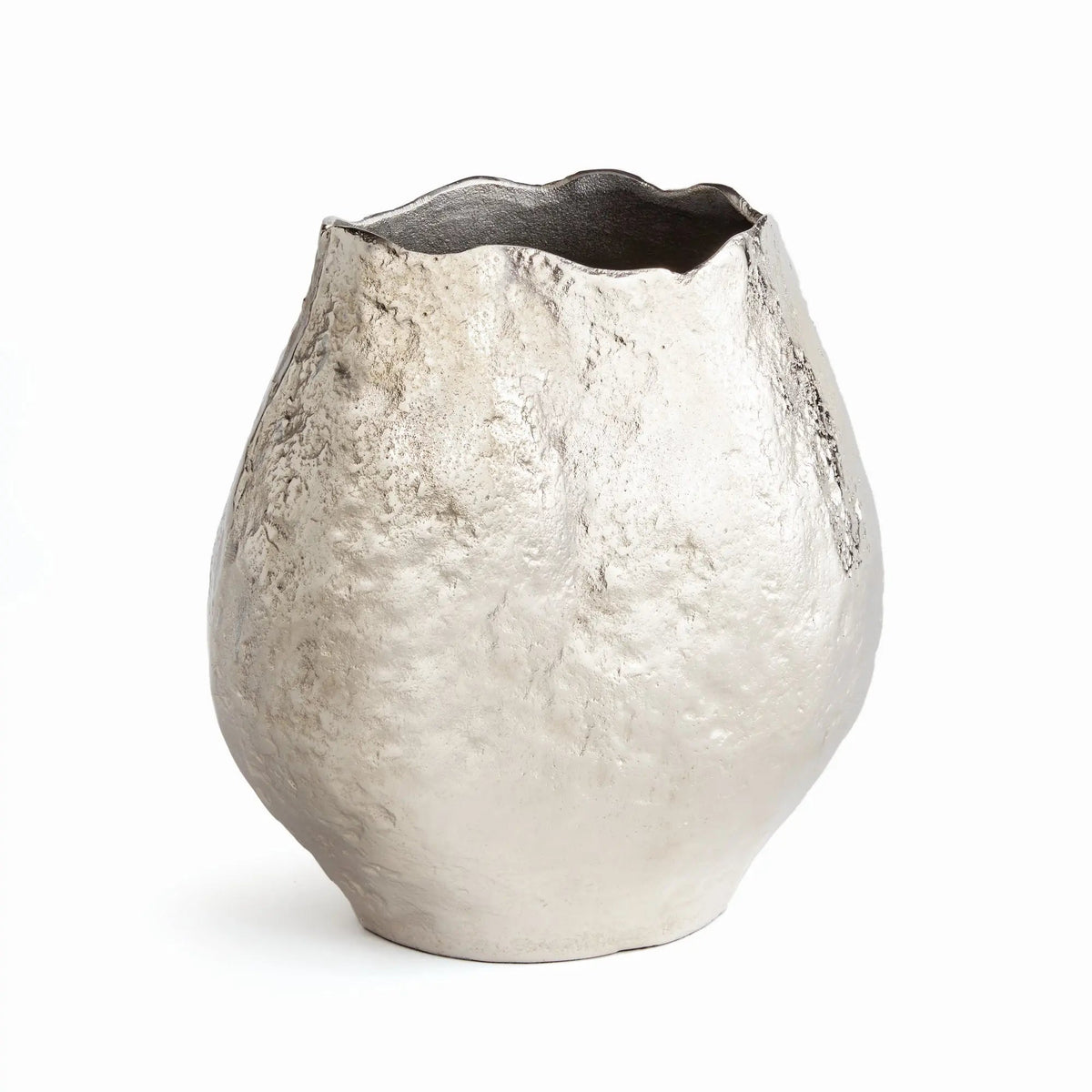 Sand-Cast Aluminum Sculptural Vase - view 10