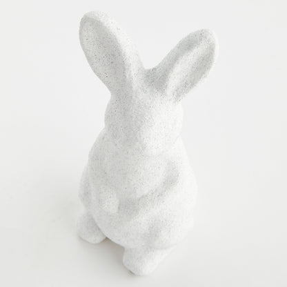 Whitewashed Concrete Standing Rabbit – Small - view 2