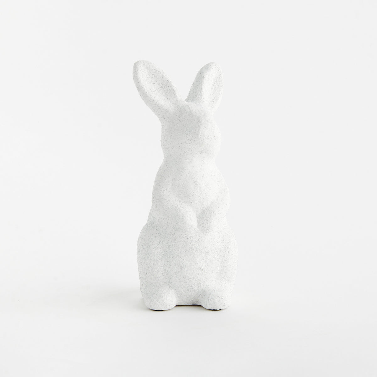 Whitewashed Concrete Standing Rabbit – Small - view 3