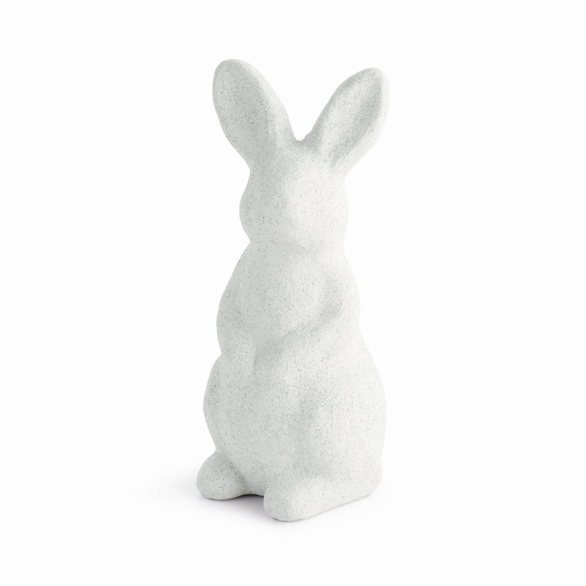 Whitewashed Concrete Standing Rabbit – Small - view 1