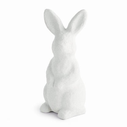 Whitewashed Concrete Standing Rabbit – Large - view 1