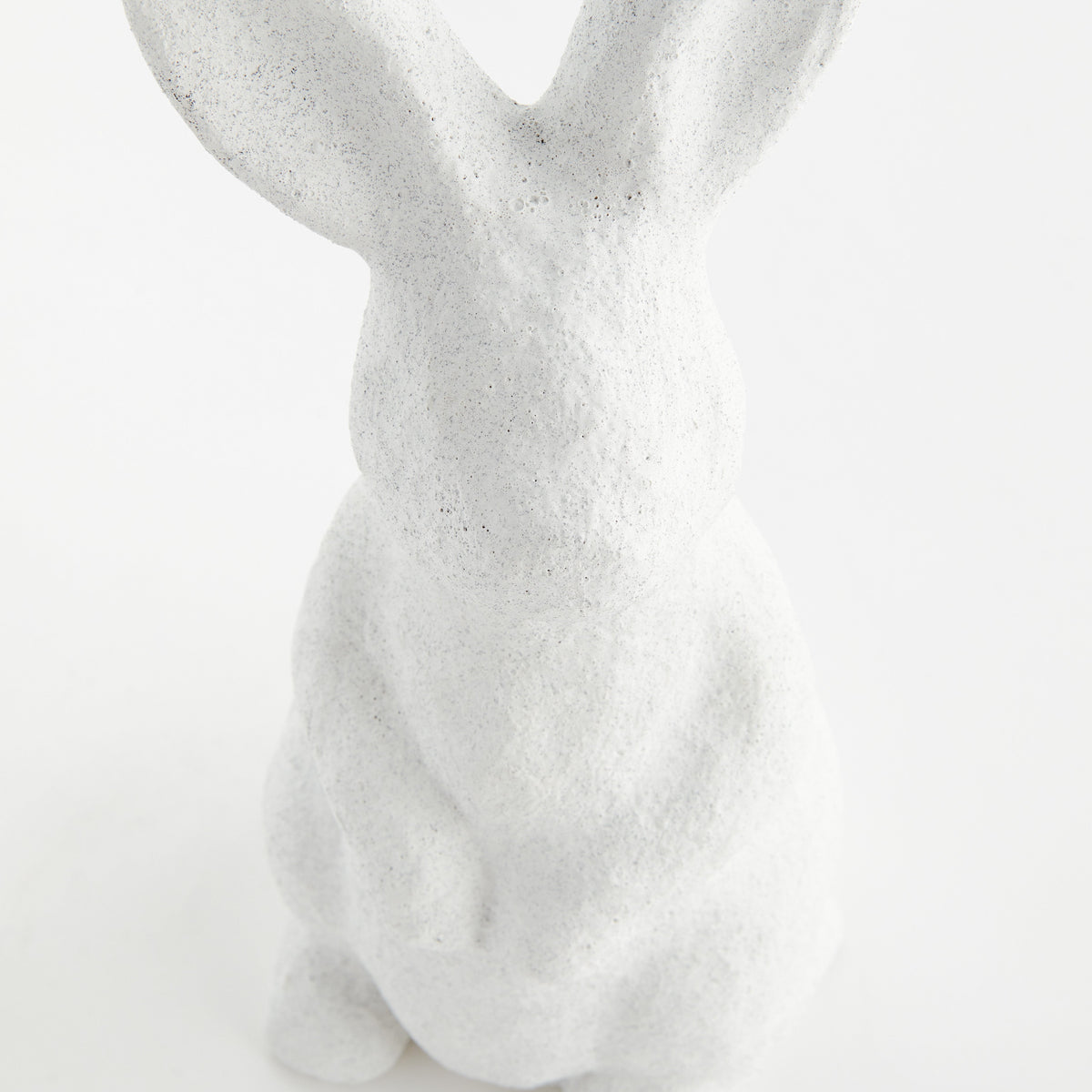 Whitewashed Concrete Standing Rabbit – Large - view 3