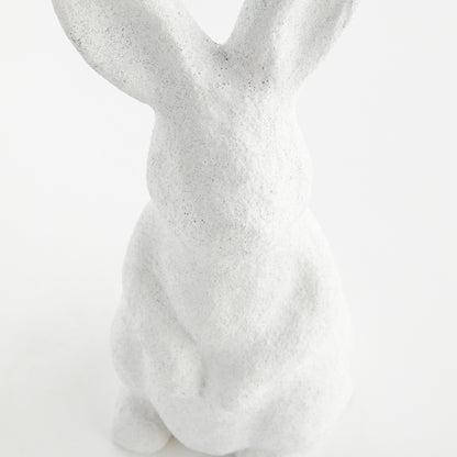 Whitewashed Concrete Standing Rabbit – Large - view 3