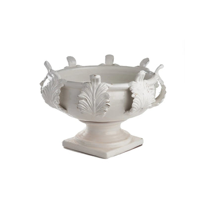 Acanthus Leaf Terracotta Centerpiece Bowl